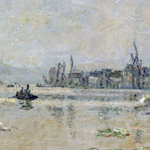 Оскар Клод Моне (Oscar-Claude Monet) - Ледоход. 1880 г.