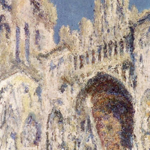 Оскар Клод Моне (Oscar-Claude Monet) - Руанский собор, главный вход и Тур д'Альбан на солнце. 1894 г.