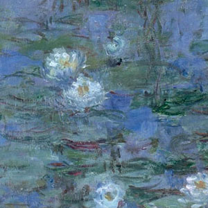 Оскар Клод Моне (Oscar-Claude Monet) - Синие водяные лилии. 1919 г.