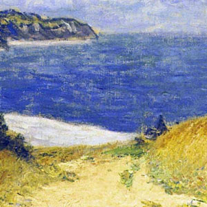 Оскар Клод Моне (Oscar-Claude Monet) - Дорога близ Пурвиля. 1882 г.