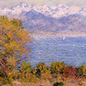 Оскар Клод Моне (Oscar-Claude Monet) - Альпы.