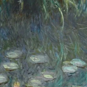 Оскар Клод Моне (Oscar-Claude Monet) - Водяные лилии, утро.
