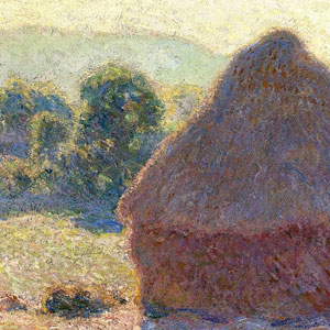 Оскар Клод Моне (Oscar-Claude Monet) - Стога в солнечнов свете. Полдень.