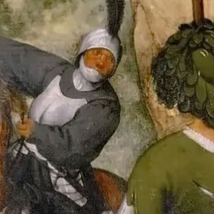 Питер Брейгель Старший (Pieter Bruegel de Oude)  Обращение Савла. Фрагмент.  1567г.