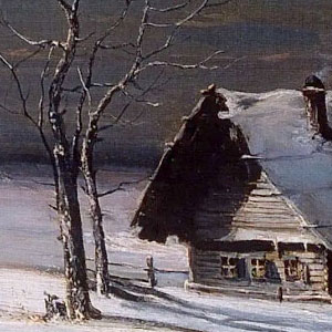 Алексей Кондратьевич Саврасов (A Savrasov) Зимний пейзаж. 1871 г.