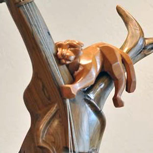 Филипп Гильерм (Philippe Guillerm) - скульптура из дерева