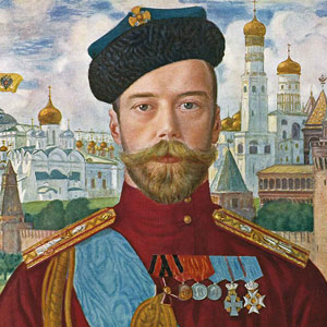 Борис Михайлович Кустодиев (Boris Kustodiev) - Царь Николай Второй
