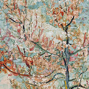 Винсент Ван Гог (Vincent van Gogh) Розовые персиковые деревья (Souvenir de Mauve) 