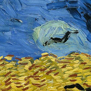 Винсент Ван Гог (Vincent van Gogh) Пшеничное поле с воронами