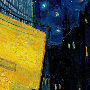 Винсент Ван Гог (Vincent van Gogh) Терраса кафе ночью (Place du Forum) 