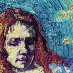 Винсент Ван Гог (Vincent van Gogh) Полуфигура ангела